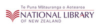 The National Library of New Zealand Te Puna MÄtauranga o Aotearoa  logo